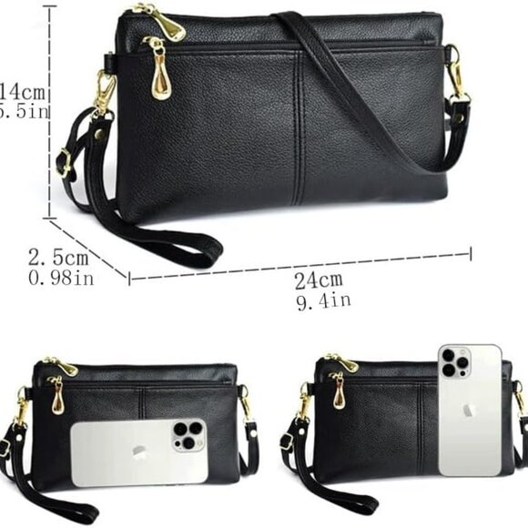 Wallet Clutch Purse for Women (Midnight Black) - Picture 4 of 6